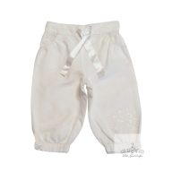 H&M hímzett fehér nadrág 74-es / 9.5 kg