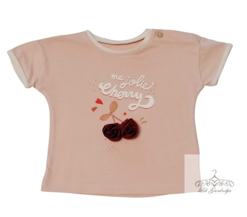 Vertbaudet 3D-s Cherry póló 67-es