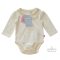 Jojo Maman Bébé Plain Peter Pan krém body 62-es / 6 kg