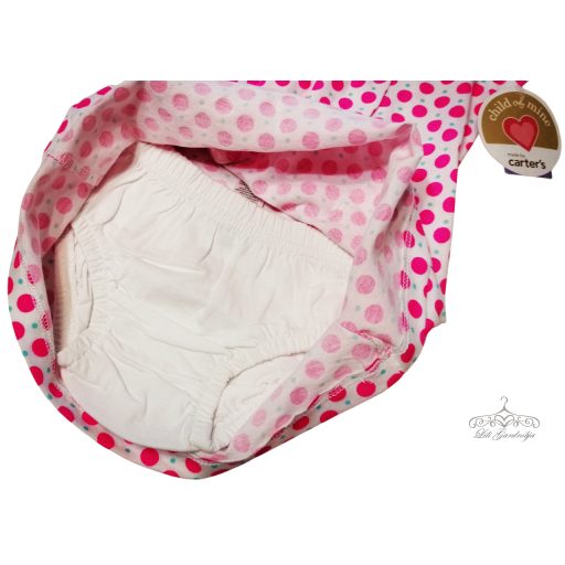  carter's ruha + pelustakaró bugyi szett 72-78-as / 9.3-11.1 kg