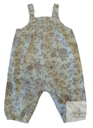 TU menta virágos playsuit 68-as / 8 kg