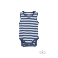 next ujjatlan kék csíkos body 56-os / 4.5 kg