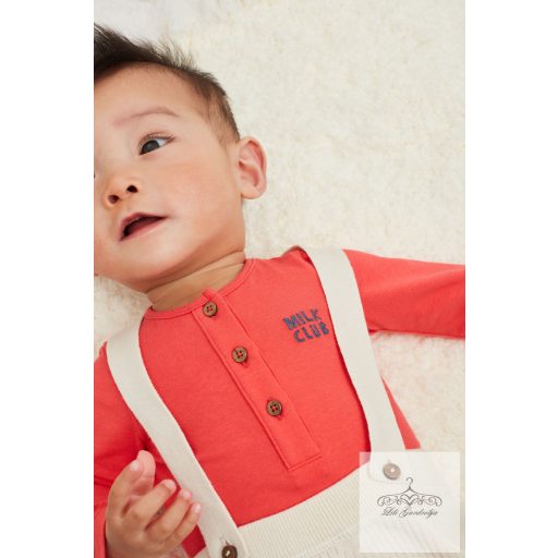 next "Milk sleep" kantáros nadrág + body szett 80-as / 11 kg