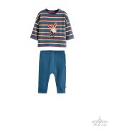   next bordázott nyuszis felső + leggings szett 56-os / 4.5 kg