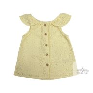 F&F madeirás sárga tunika 68-as