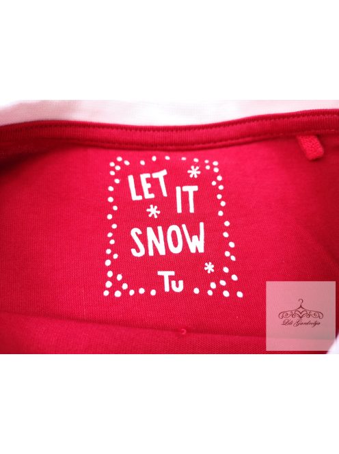 TU "Let it snow" karácsonyi felső 140-es
