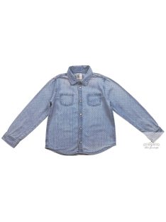 H&M ezüst pöttyös ing 122-es