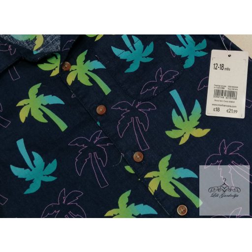 mothercare pálmafás ing 86-os