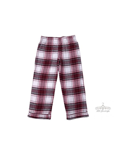 F&F tartan pizsama nadrág 98-as