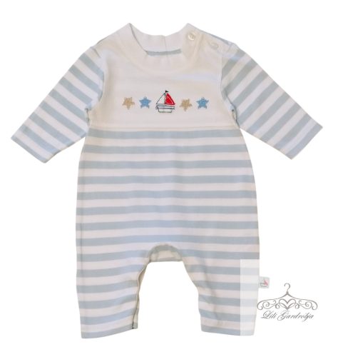 F&F csíkos rugdalózó / playsuit 56-os / 5 kg