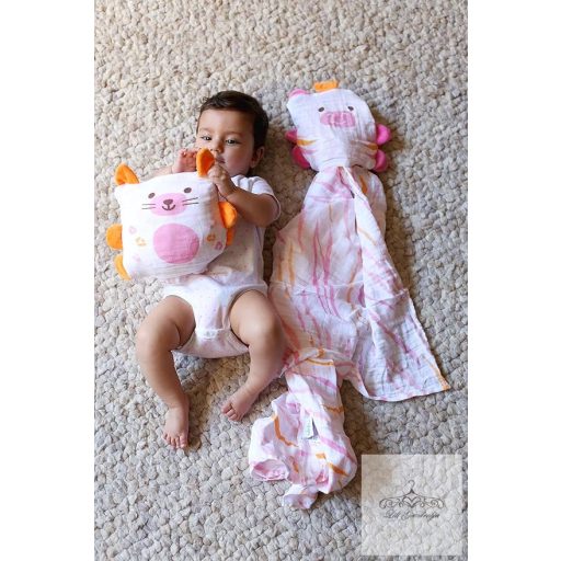 Ubbi baby 2 in 1 textilpelus + ölelőpárna - gepárd