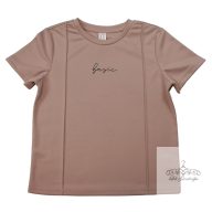 Shein bézs póló 128-as