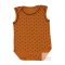 Sweet&Soft mustár ujjatlan body 86-92-es