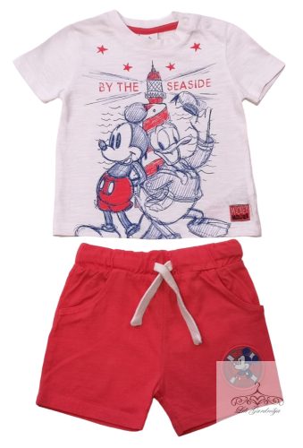 Disney baby Mickey póló + rövidnadrág szett 74-es
