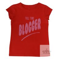 next Blogger szlogenes póló 116-os